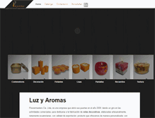 Tablet Screenshot of luz-aromas.com